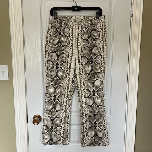 J. Crew Snake Patterned Pants Women Size 28 - Picture 1 of 10